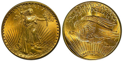 1925 Saint Gaudens Double Eagle