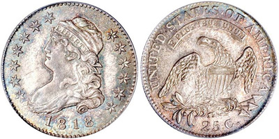 1818 Capped Bust Quarter