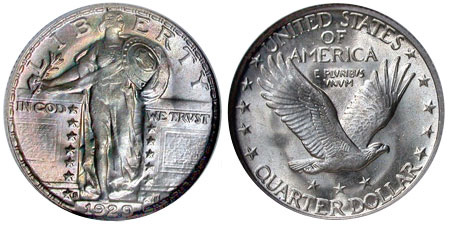 1920 Standing Liberty Quarter