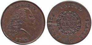 Flowing Hair Cent