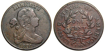 1801 Draped Bust Large Cent